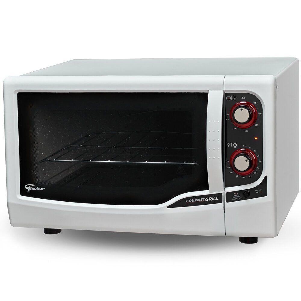 Forno Elétrico Gourmet Grill Autolimpante 44 Litros Fischer Branco 220V - 2