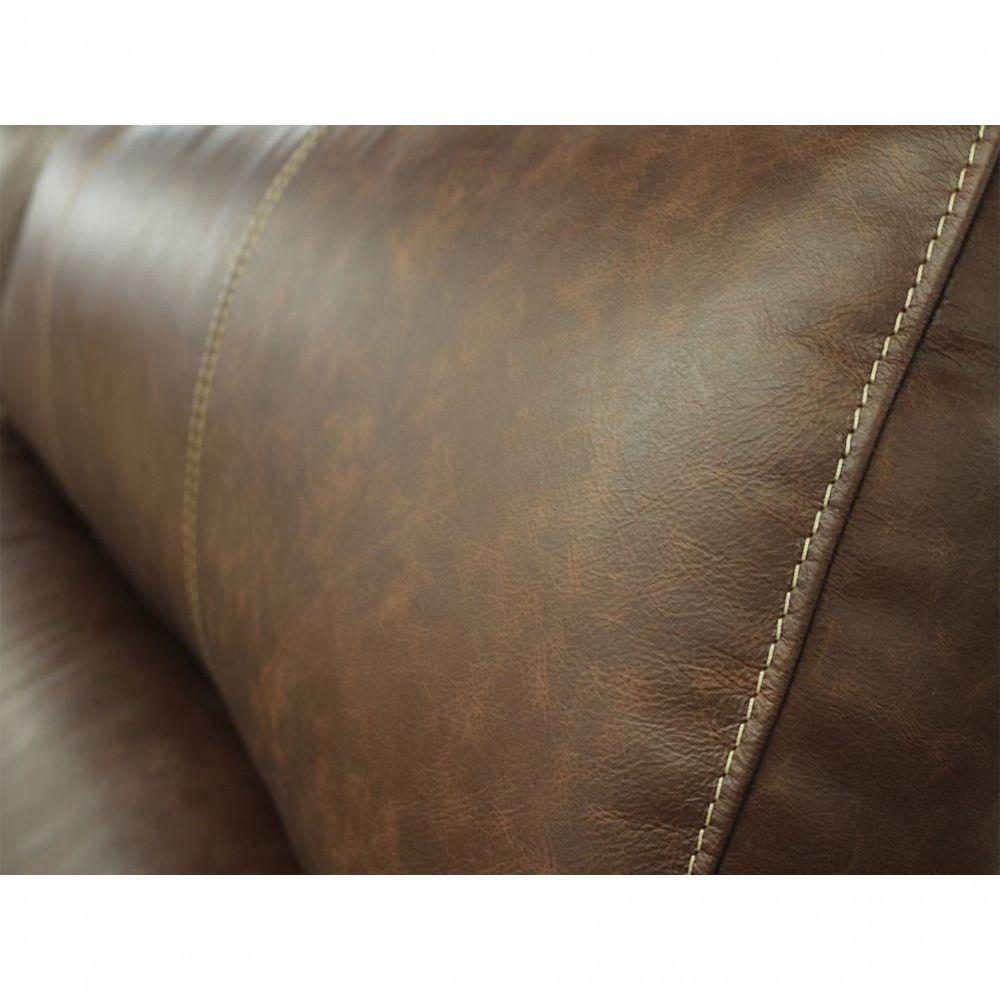 Sofá Retrátil E Reclinável De Couro Filipinas (3 Módulos) 3,30 M Soft Tabaco - Mempra Design - 8