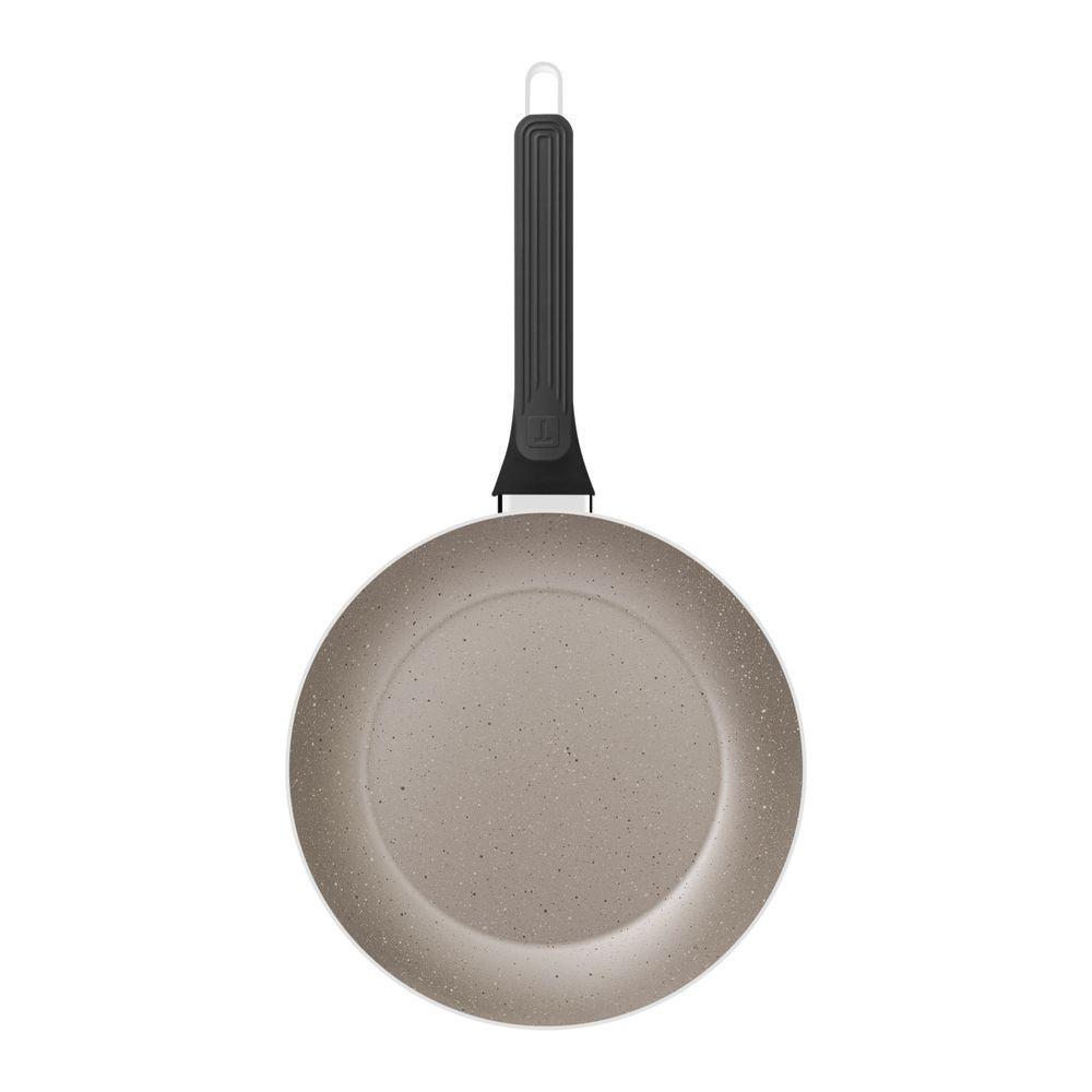 Frigideira Tramontina Milazzo Em Alumínio Com Revestimento Interno E Externo Em Antiaderente Starflon Max Amêndoa 24 Cm - 3