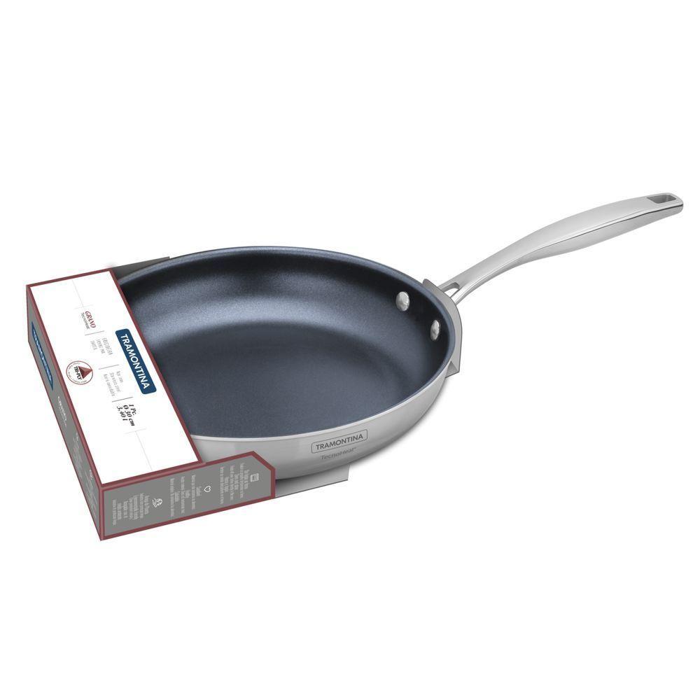 Frigideira Tramontina Grano Em Aço Inox Com Corpo Triplo E Revestimento Interno Cerâmico Grafite 30 Cm - 2