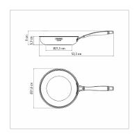 Frigideira Tramontina Grano Em Aço Inox Com Corpo Triplo E Revestimento Interno Cerâmico Grafite 30 Cm - 5