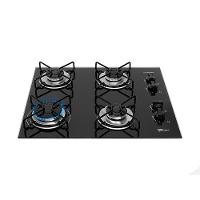 Cooktop A Gás 4 Bocas Fit Line Fischer Preto Bivolt - 1