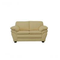 Conjunto Sofá De Couro Gana 3 E 2 Lugares Bege Ivory - Mempra Design - 2