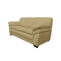 Conjunto Sofá De Couro Gana 3 E 2 Lugares Bege Ivory - Mempra Design - 7