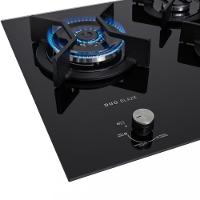 Cooktop 5 Bocas Tripla Chama Infinity Mesa Vidro Fischer Preto Bivolt