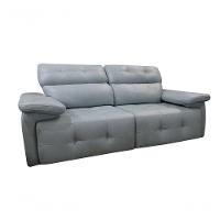 Sofá Retrátil E Reclinável De Couro Queen 2,20 M Aqua - Mempra Design - 2