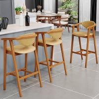 Kit 4 Banquetas Alta Para Cozinha Bancada Bar Sala De Jantar Fixa Cecília L02 Couríssimo Casco Fendi - Lyam Decor - 2