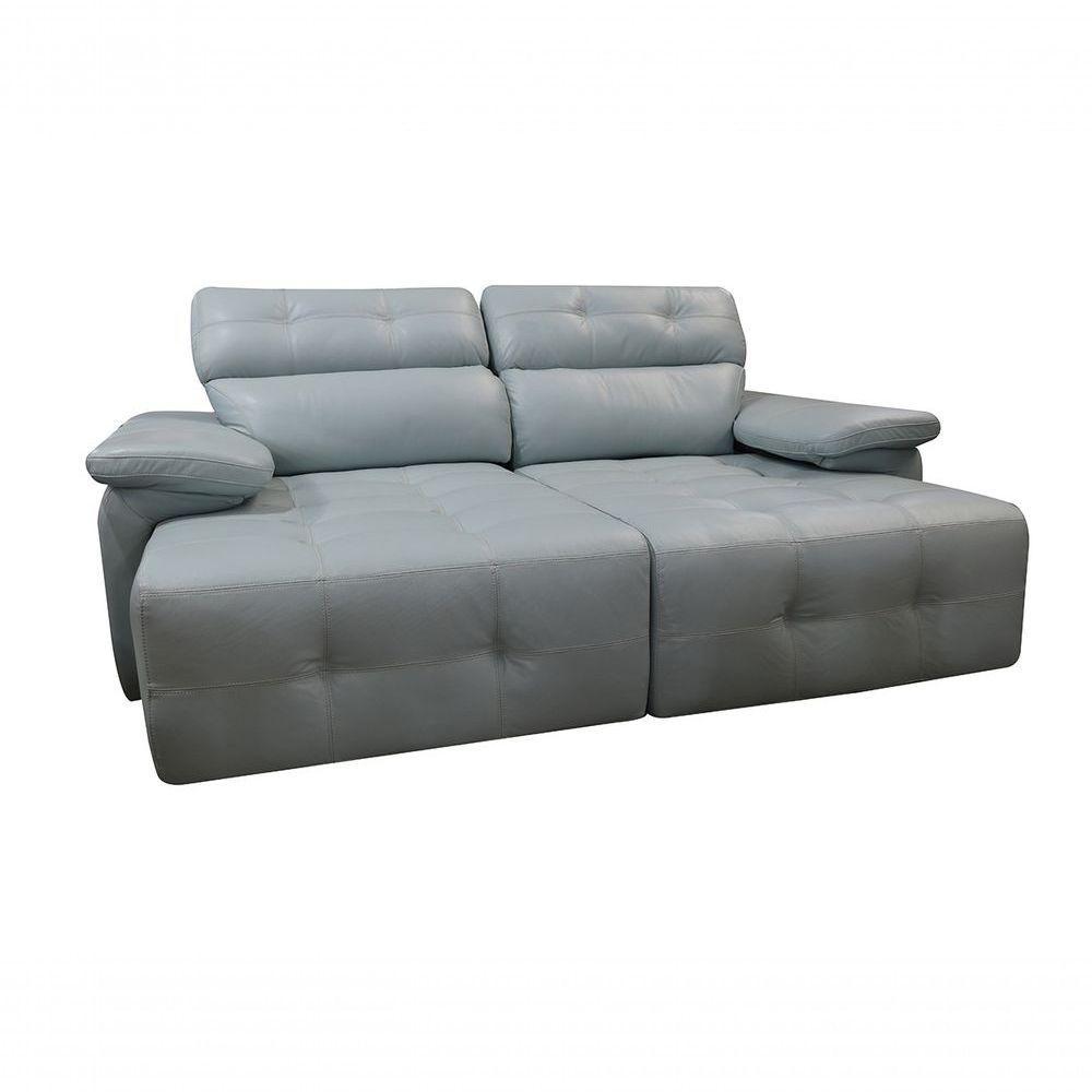 Sofá Retrátil E Reclinável De Couro Queen 2,60 M Aqua - Mempra Design - 3