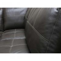 Sofá De Couro Canto Marrocos 3 Lugares Com Chaise Direita Marrom Pigmentado - Mempra Design - 6