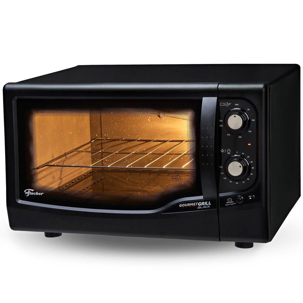 Forno Elétrico Gourmet Grill Autolimpante 44 Litros Fischer Preto 110V - 1