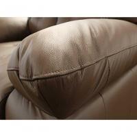 Sofá De Couro Marselha 2 Lugares Café Pigmentado - Mempra - 6