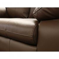 Sofá De Couro Marselha 2 Lugares Café Pigmentado - Mempra - 7