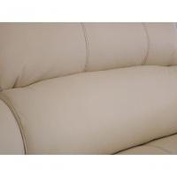 Sofá Retrátil E Reclinável De Couro Filipinas 2,40 M Manteiga Pigmentado - Mempra Design - 8