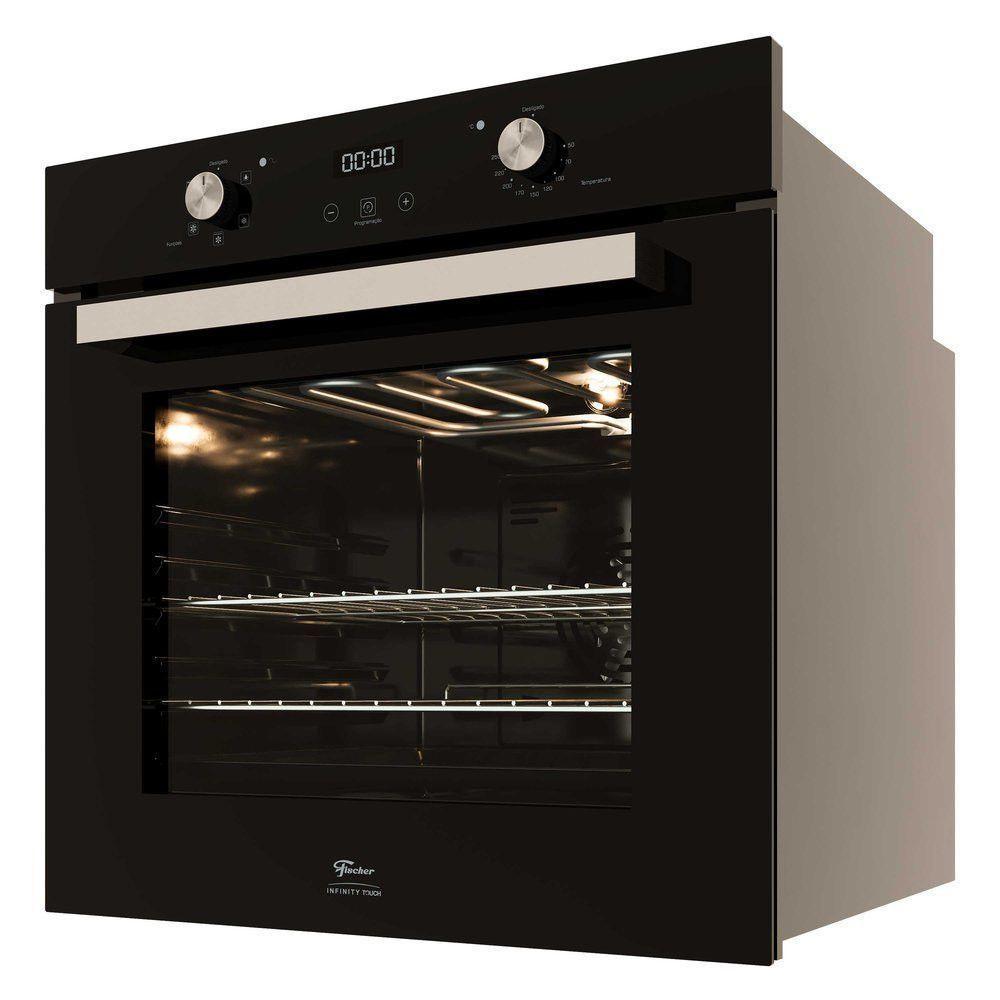 Forno Elétrico De Embutir Infinity 82 Litros Touch Fischer Preto 220V - 1