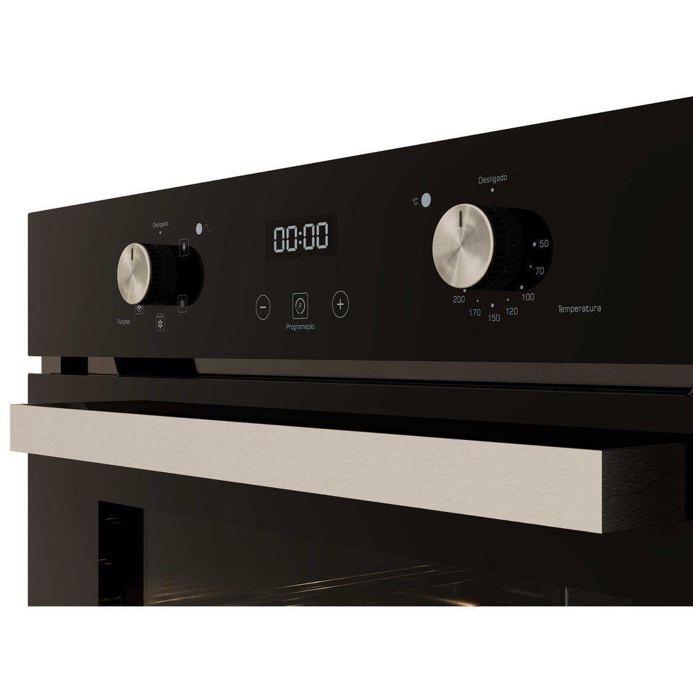 Forno Elétrico De Embutir Infinity 82 Litros Touch Fischer Preto 220V - 3