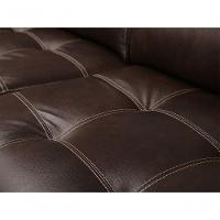 Sofá Retrátil E Reclinável De Couro Filipinas 2,20 M Preto Iguana - Mempra Design - 10