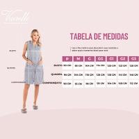 Roupão Em Atoalhado Vairelli Modelo Mariana Clássico Azul Tamanho G1 - 4