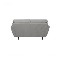 Sofá De Couro Dallas 2 Lugares Grizzy - Mempra - 3