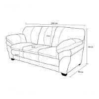 Sofá De Couro Gana 3 Lugares Bege Ivory - Mempra Design - 4