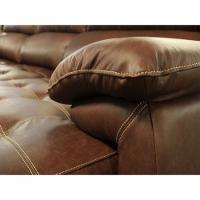 Sofá Retrátil E Reclinável De Couro Filipinas (3 Módulos) 3,00 M Soft Tabaco - Mempra Design - 7