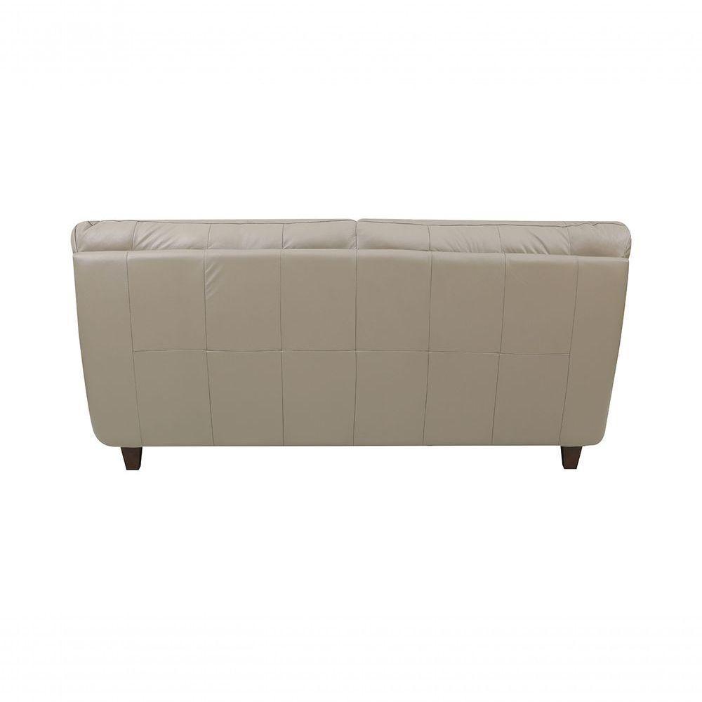 Sofá De Couro Marselha 3 Lugares Avelã - Mempra - 6