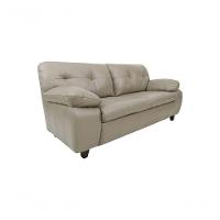 Sofá De Couro Marselha 3 Lugares Avelã - Mempra - 5