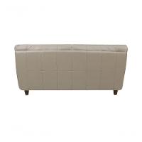 Sofá De Couro Marselha 3 Lugares Avelã - Mempra - 6