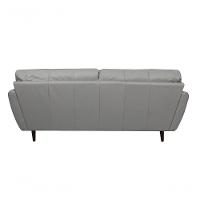 Sofá De Couro Dallas 3 Lugares Grizzy - Mempra - 3