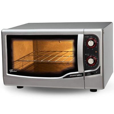 Forno Elétrico de Bancada Fischer Gourmet Grill 44L 1750W Autolimpante Prata 220V