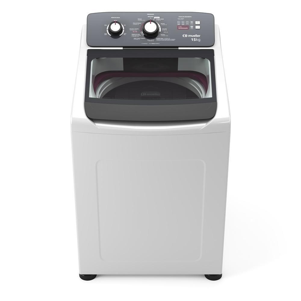Máquina De Lavar Mueller 15kg Automática Com Ultracentrifugação E Ciclo Rápido Branca MLA15 220V - 1