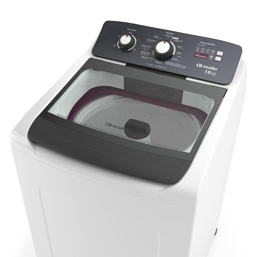 Máquina De Lavar Mueller 15kg Automática Com Ultracentrifugação E Ciclo Rápido Branca MLA15 220V - 3
