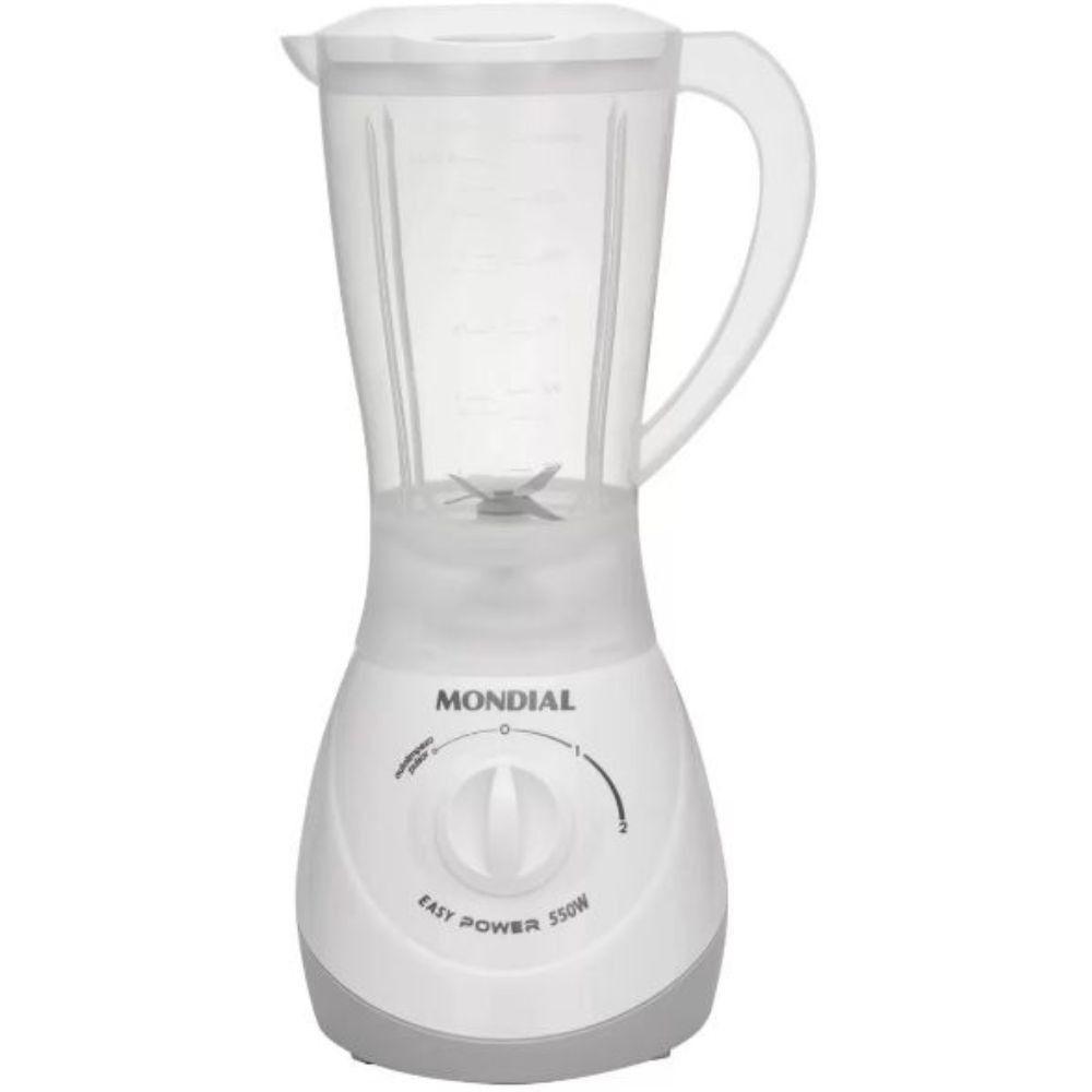 Liquidificador Mondial Easy Power 550w 2 Velocidades L-550 Branco 127V - 2