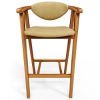 Kit 6 Banquetas Alta Para Cozinha Bancada Bar Sala De Jantar Fixa Cecília L02 Couríssimo Casco Fendi - Lyam Decor - 2