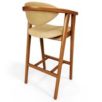 Kit 6 Banquetas Alta Para Cozinha Bancada Bar Sala De Jantar Fixa Cecília L02 Couríssimo Casco Fendi - Lyam Decor - 7