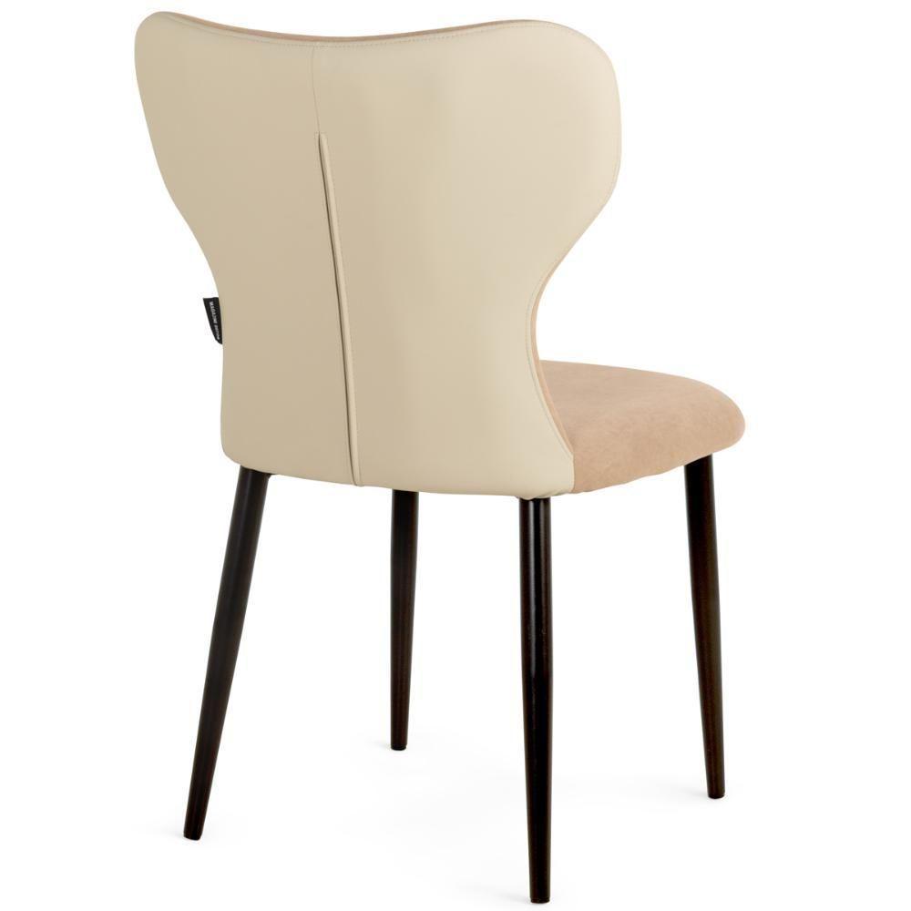 Conjunto Mesa De Jantar Redonda Talia Amadeirada Natural 120cm Com 4 Cadeiras Estofadas Jacobsen - Bege - 8