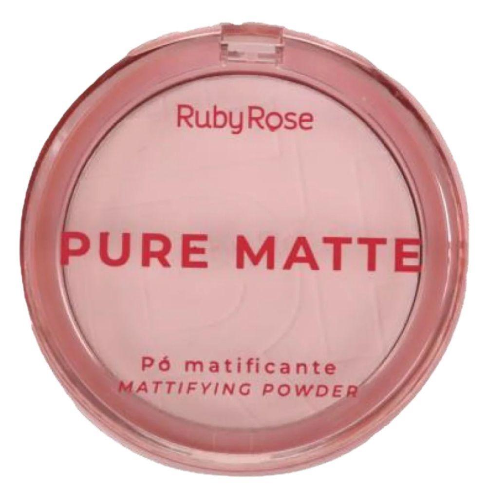 Ruby Rose Pó Compacto Matificante Radiant Kiss Hbm402 6,5g - 3
