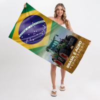 Toalha De Praia - Brasil é Agro Trator - 2