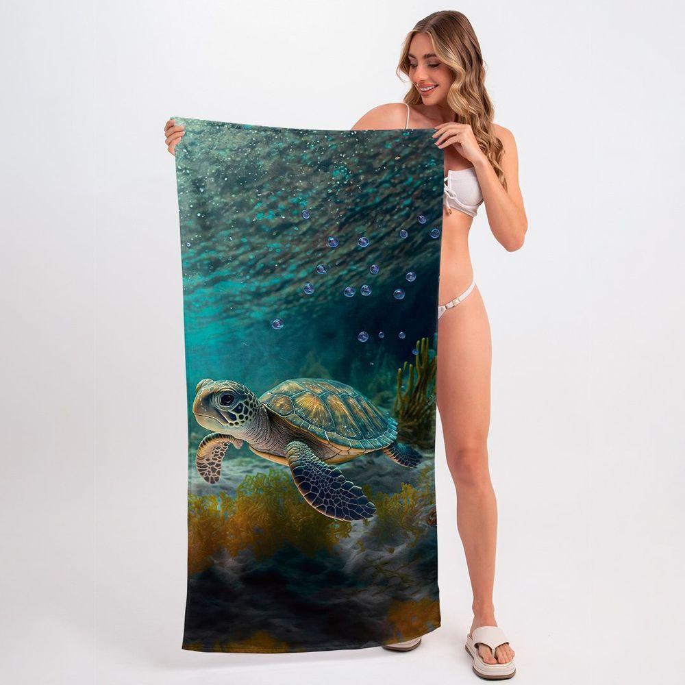 Toalha De Praia - Tartaruga Bebê - 4