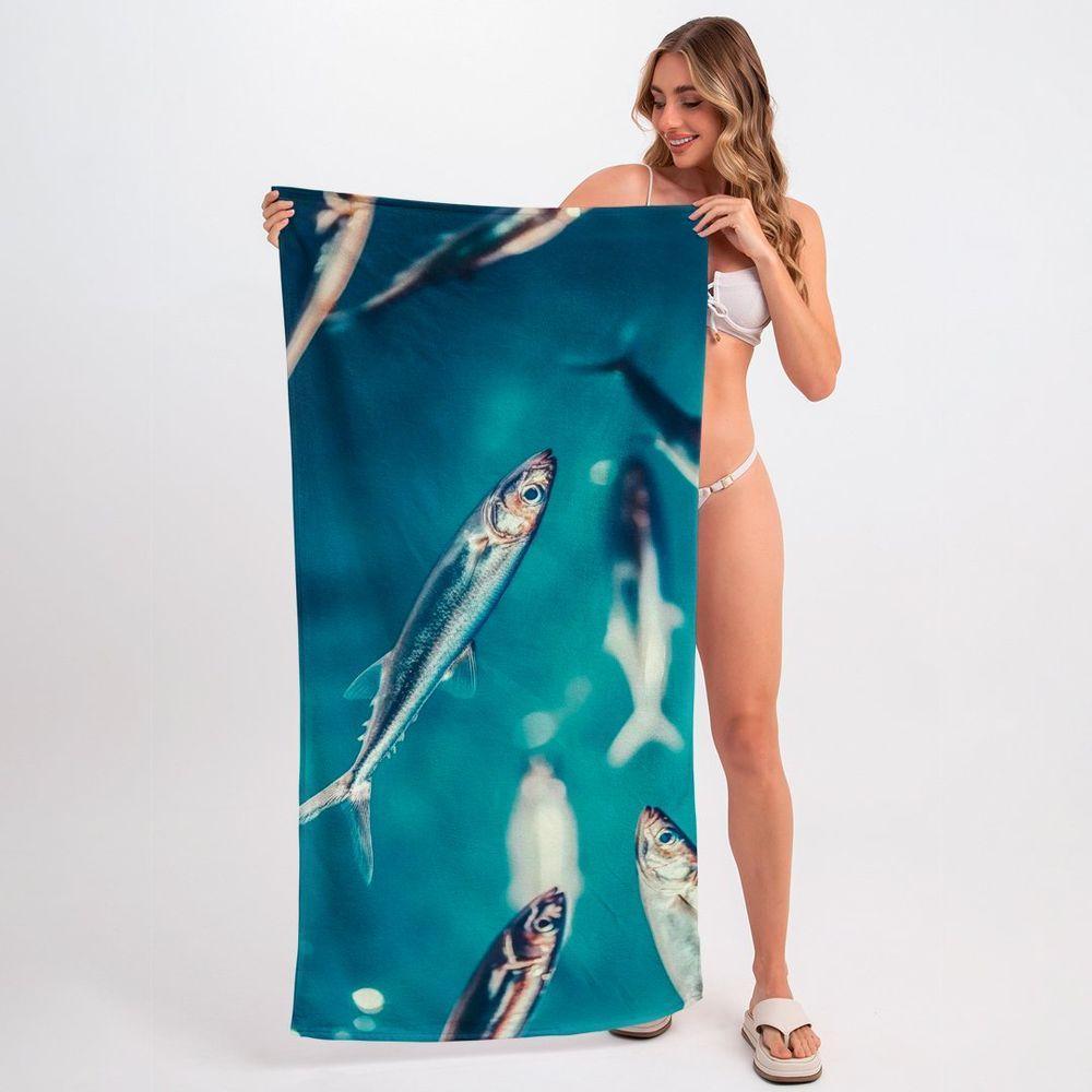 Toalha De Praia - Cardume De Peixe - 4