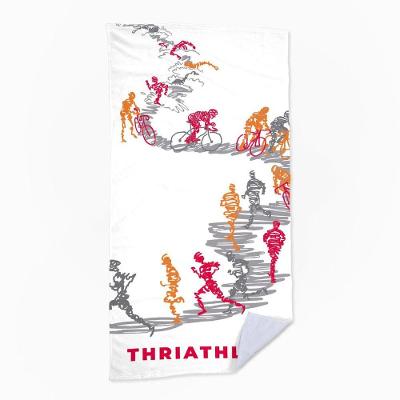 Toalha De Praia - Rabiscos Thriatlon
