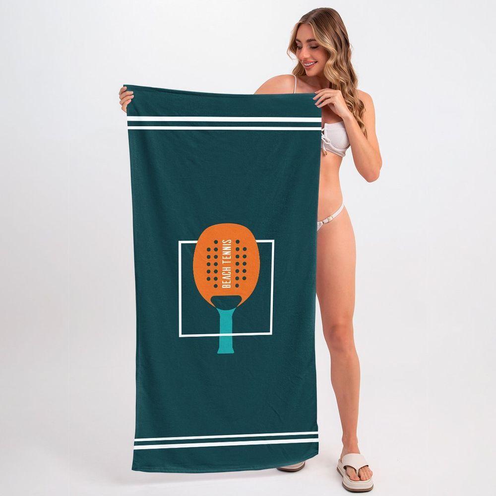 Toalha De Praia - Beach Tennis Abstrato - 4
