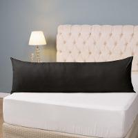 Kit 2 Fronhas Para Travesseiro De Corpo Slim 1,50cm X 50cm - Preto - 2