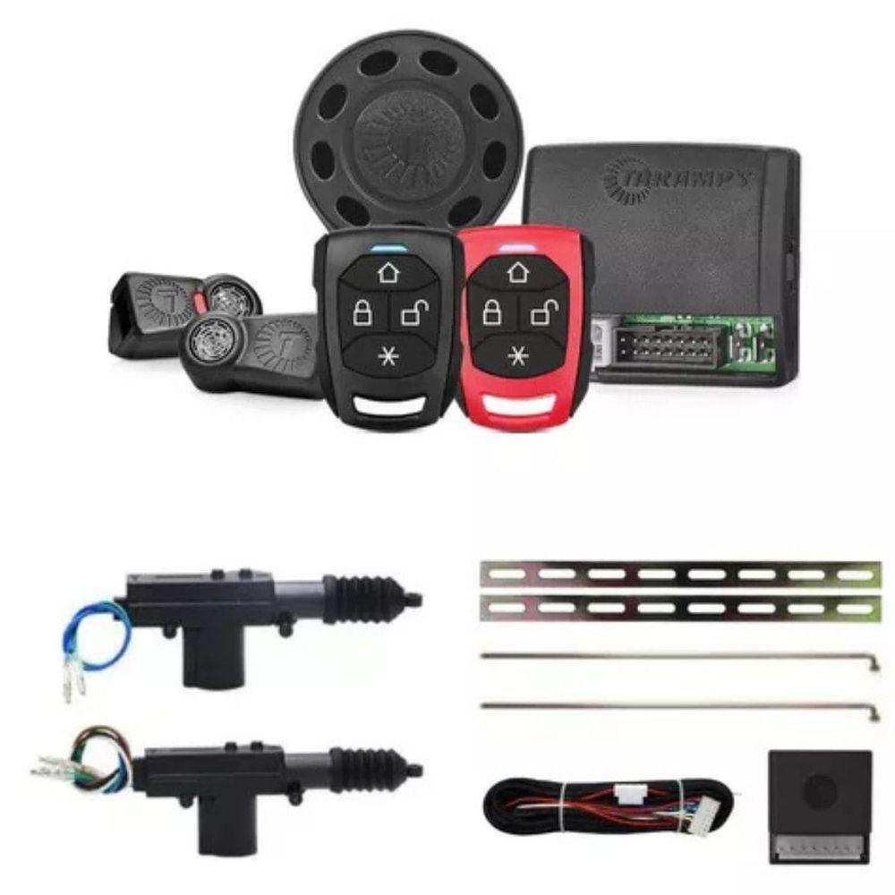 Kit Alarme Tarsafe Tw20 G4 2 Controles + Trava Eletrica 4 Portas - 1