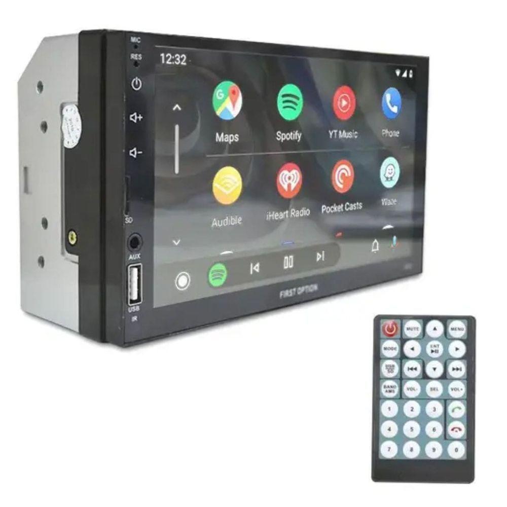 Central Multimídia 2 Din Mp5 Fiat Mobi Câmera Moldura Tela Bp - 3