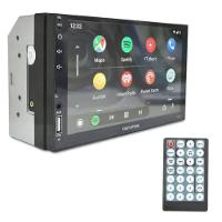 Central Multimídia 2 Din Mp5 Fiat Mobi Câmera Moldura Tela Pt Fosco - 3