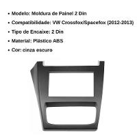Central Multimídia 2 Din Mp5 Spacefox 2012-13 Câmera Moldura Tela - 5
