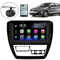 Central Multimídia Android 2 Din Jetta Moldura 9 Câmera Ré - 1