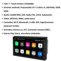 Central Multimidia Fiat Mobi Carplay Android Auto Bp - 2