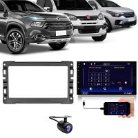 Central Multimidia Fiat Uno Carplay Android Auto Pt Fosco - 1