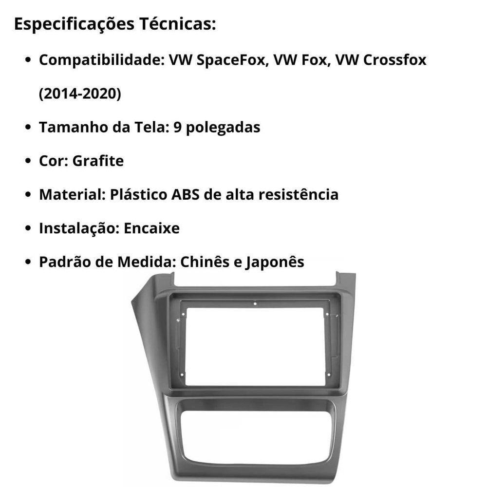 Central Multimídia Android 2 Din Spacefox Moldura 9 Câmera Ré - 4